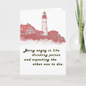 申し訳ありません カード (正面)