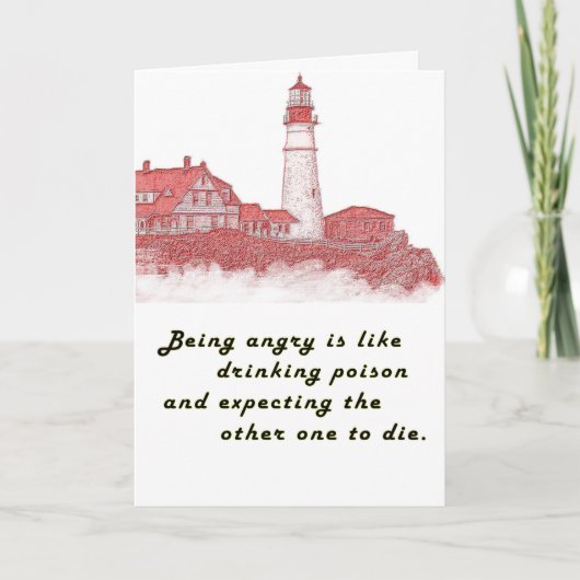 申し訳ありません カード (正面)