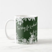 申し訳ありません – コーヒーマおもしろいグ コーヒーマグカップ (左)