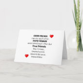 「申し訳あ離れりませ恋しく思ん カード (正面)