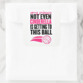 申し訳ございませんプリンセス：バレーボール スクエアシール (バッグ)