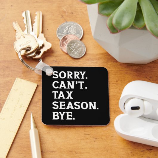 申し訳ございません税季バイアカウンティおもしろいことわざ キーホルダー (デスク)
