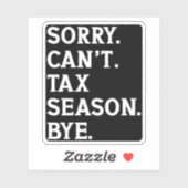 申し訳ございません税季バイアカウンティおもしろいことわざ シール (シート)