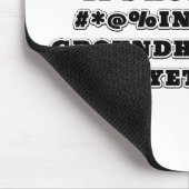 申し訳ございません。まだ#*@%ing Groundhog Dayではありません マウスパッド (コーナー)