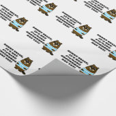 申し訳ございません。まだ#*@%ing Groundhog Dayではありません ラッピングペーパー (角)