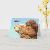 申し訳ございません – カード (黄色い花)