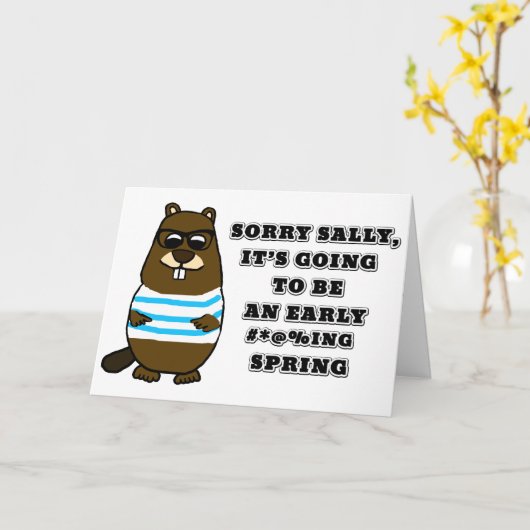 申し訳ございません。サリー、初期の#*@%ing Sprになります カード (黄色い花)