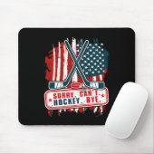 申し訳ございませんCan#39;tホッケーバイ愛国的なホッケープレーヤー マウスパッド (マウス)