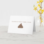 申し訳ないおもしろカード カード (黄色い花)