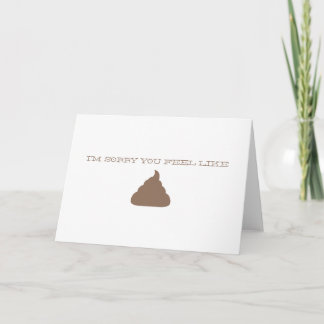 申し訳ないおもしろカード カード