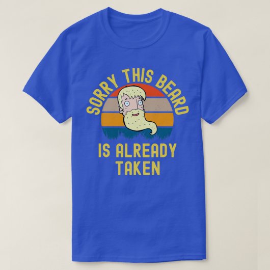 申し訳ないこの髭は既に28 Tシャツ (デザイン正面)