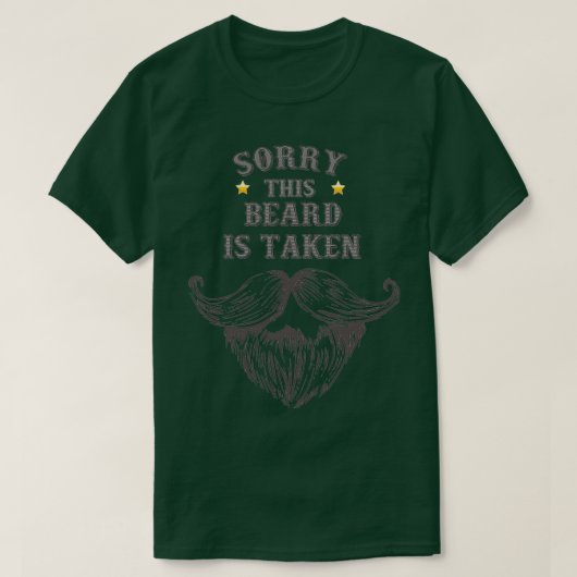 申し訳ないこの髭は88本 Tシャツ (デザイン正面)