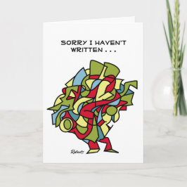 申し訳ないわ書 カード