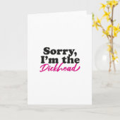 申し訳ないカード カード (黄色い花)