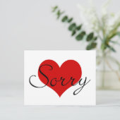 申し訳ないカード ポストカード (スタンド正面)