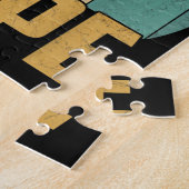 申し訳ないドーピング黒プライドメラニン・アフリカ ジグソーパズル (側面)