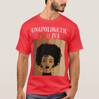 申し訳ない博士号の博士号卒業ブラックアフル Tシャツ