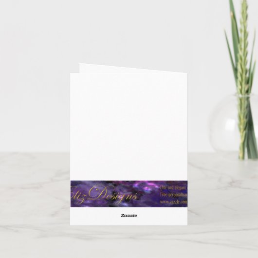 申し訳ない子犬のカード カード (裏面)