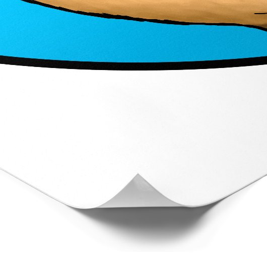 申し訳ない子猫 ポスター (角)