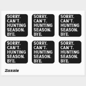 申し訳ない狩りシーズンバイ狩り恋人おもしろい スクエアシール (シート)