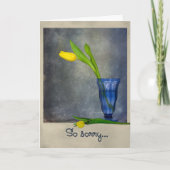 申し訳ない カード (正面)