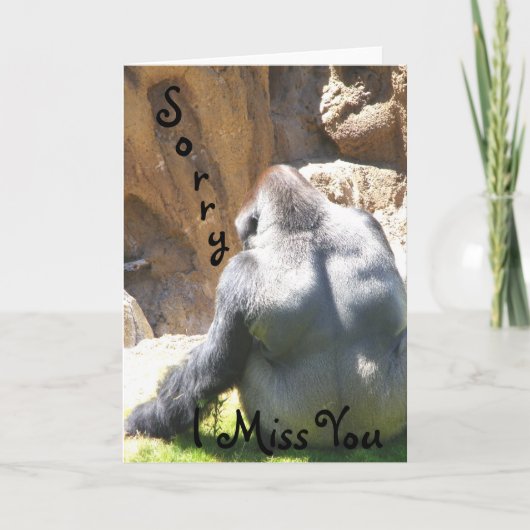 申し訳ない_ カード (正面)