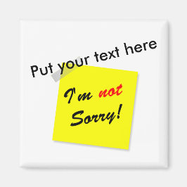 申し訳ない マグネット