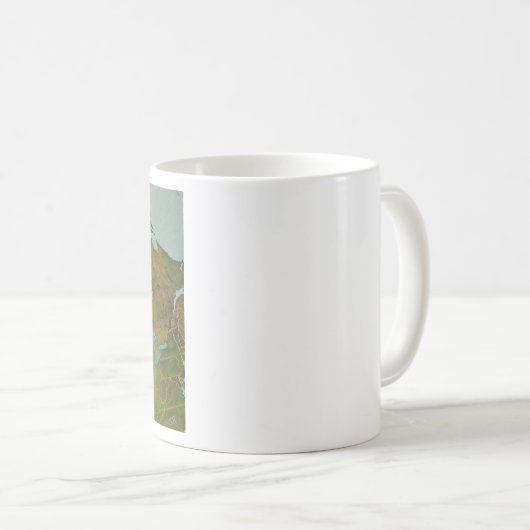 申し訳なくカナダ右手巻き コーヒーマグカップ (正面右)