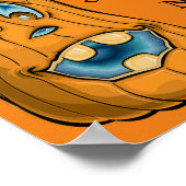 申し訳なくキャンディハロウィーンの扉の看板 ポスター (角)