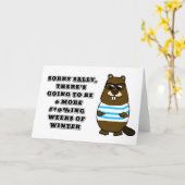 申し訳なくサリー、冬の他の6つ#*@%ing週 カード (黄色い花)