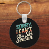 申し訳なく存じないがスキー場ウィンタースポーツ3 キーホルダー (正面)