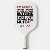 申し訳なく存じないがボタンを押すつもりだった誕生日 ピックルボールラケット (裏面)