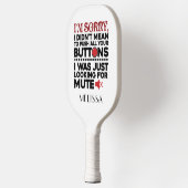 申し訳なく存じないがボタンを押すつもりだった誕生日 ピックルボールラケット (左)