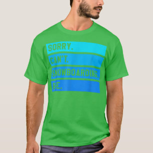 申し訳なく存じないが、スノーボーディングバイスノーボード Tシャツ
