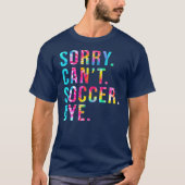 申し訳なく存じますが、サッカーのバおもしろいイサッカー好きの試合は Tシャツ (正面)