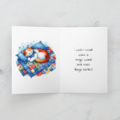 申し訳なく存じますが、今は大変だ | 友情 カード (内部)