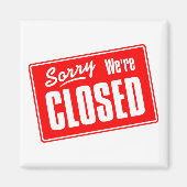 申し訳なく存じますが、終了しました マグネット (正面)