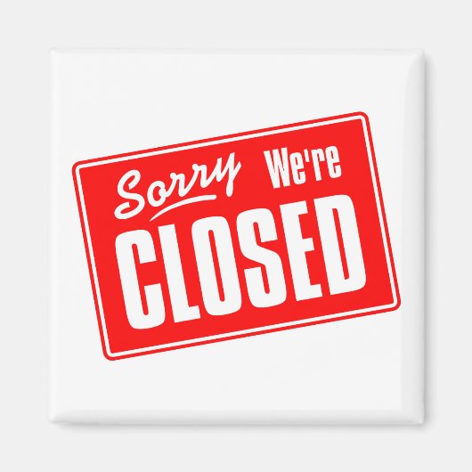 申し訳なく存じますが、終了しました マグネット (正面)