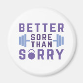 申し訳なく思うよりも痛むほうがいい マグネット (正面)