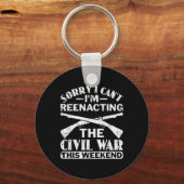 申し訳なく思う南北戦争の再現 – Civil War Reen キーホルダー (正面)