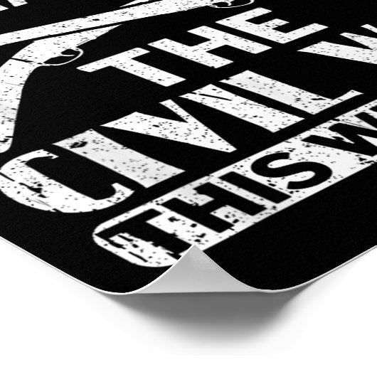 申し訳なく思う南北戦争の再現 – Civil War Reen ポスター (角)