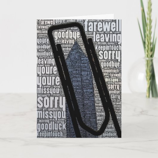 申し訳なく思離れう言葉 カード (正面)