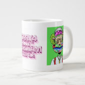 申し訳なく王アクチン風変わり』 ジャンボコーヒーマグカップ (正面右)