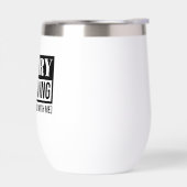 申し訳なく離れない – 皮肉なおもしろい引用文デザイン (左面)