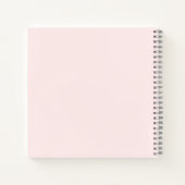 申し訳なさそうなロマンス読者手帳 ノートブック (裏面)