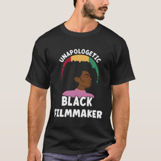 申し訳なさそうな黒人映画監督、アフリカ系アメリカ人6月 Tシャツ