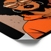 申し訳なさそうに薬物ブラックプライドメラニン・アフリカ ポスター (角)