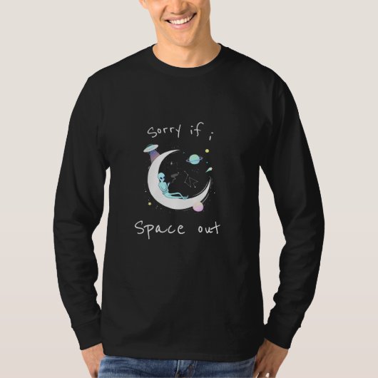 申し訳なもしい宇宙アウトエイリアン Tシャツ (正面)