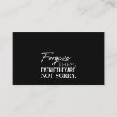 申し訳なもしくも許す 名刺 (正面)