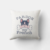 申し訳フランスのない クッション (裏面)